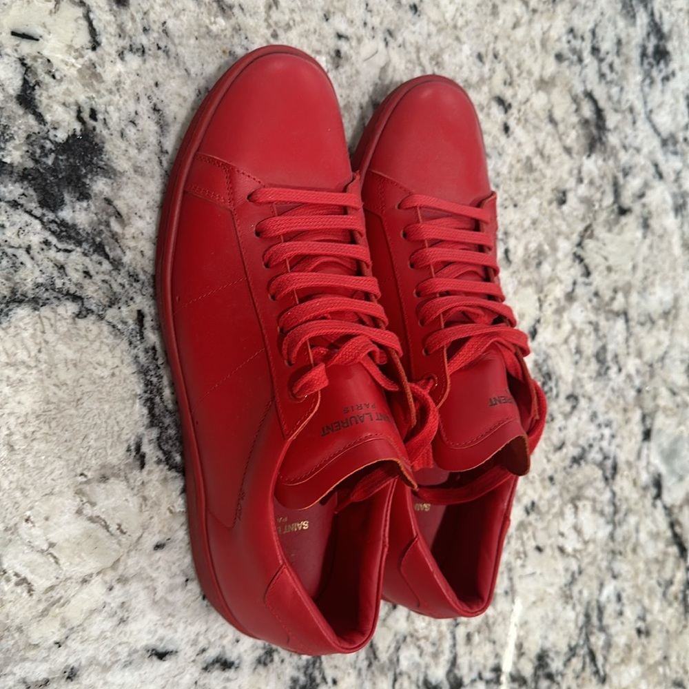 Red Saint Laurent Men’s shoes - Picture 2 of 5